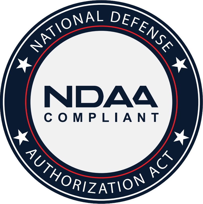 The ndaa logo with the words national defense ndaa.